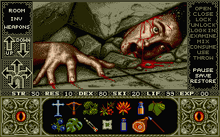 Elvira - Mistress of the Dark atari screenshot