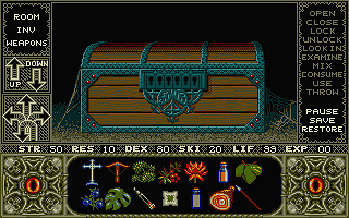 Elvira - Mistress of the Dark atari screenshot