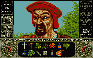 Elvira - Mistress of the Dark atari screenshot