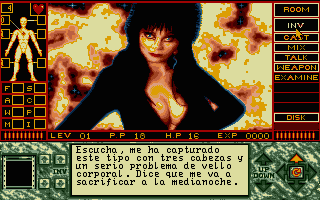 Elvira II - The Jaws of Cerberus atari screenshot