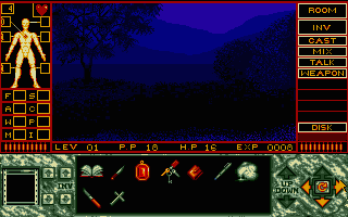 Elvira II - The Jaws of Cerberus atari screenshot