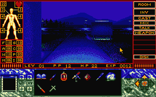 Elvira II - The Jaws of Cerberus atari screenshot