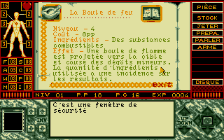 Elvira II - The Jaws of Cerberus atari screenshot