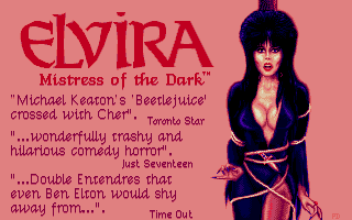 Elvira - Mistress of the Dark atari screenshot