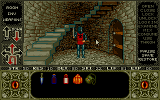 Elvira - Mistress of the Dark atari screenshot