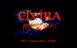 Elvira - Mistress of the Dark atari screenshot