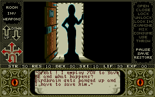 Elvira - Mistress of the Dark atari screenshot