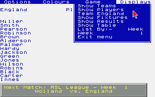 Emlyn Hughes International Soccer atari screenshot