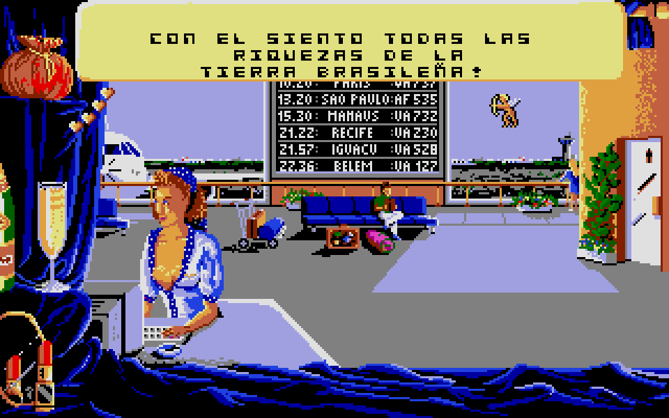 Emmanuelle atari screenshot