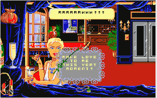 Emmanuelle atari screenshot