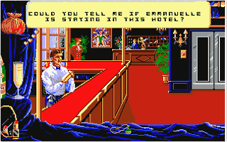 Emmanuelle atari screenshot