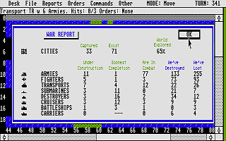 Empire - Wargame of the Century atari screenshot