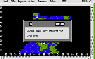 Empire - Wargame of the Century atari screenshot