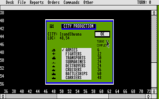 Empire - Wargame of the Century atari screenshot