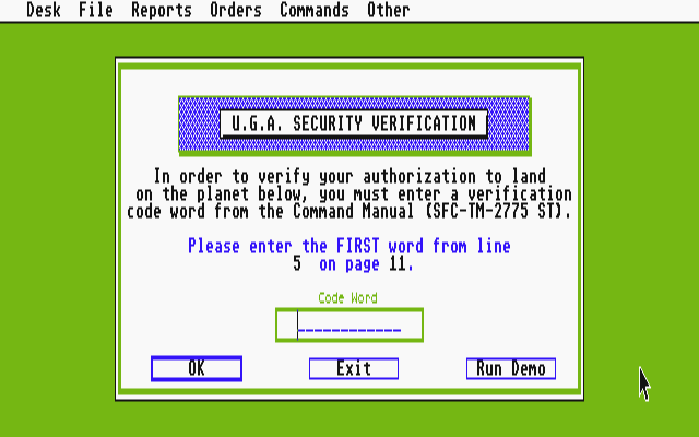 Empire - Wargame of the Century atari screenshot