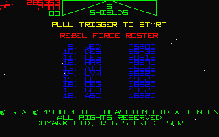 Star Wars: The Empire Strikes Back atari screenshot