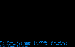 End Day 2240 atari screenshot