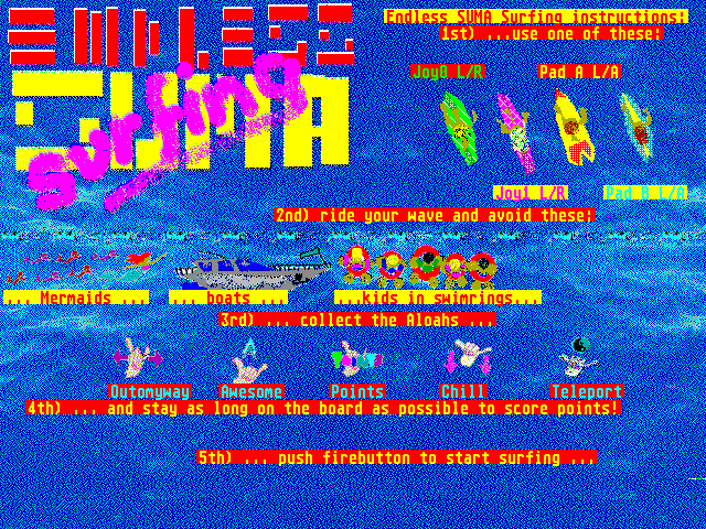 Endless Suma Surfing [Falcon030] [TT030] atari screenshot