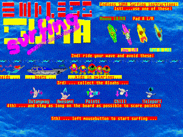 Endless Suma Surfing [Falcon030] [TT030] atari screenshot