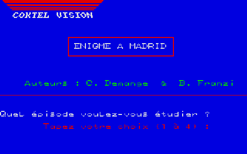 Énigme à Madrid — screenshot 1
