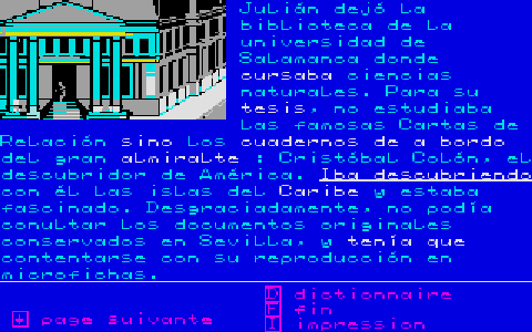 Énigme à Madrid atari screenshot