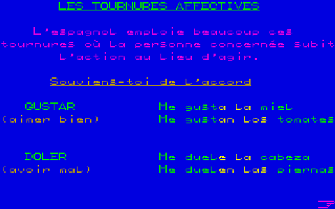 Énigme à Madrid atari screenshot