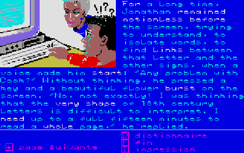 Énigme à Oxford atari screenshot