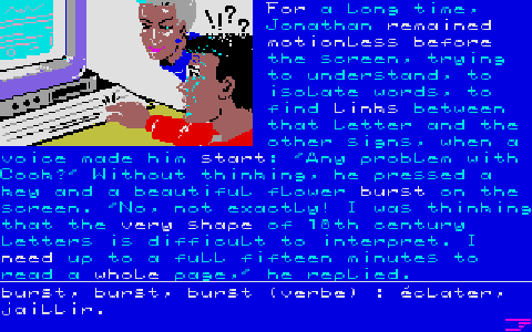 Énigme à Oxford atari screenshot