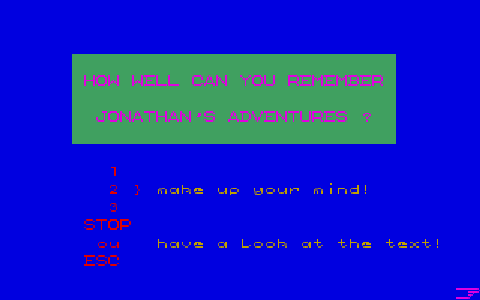 Énigme à Oxford atari screenshot