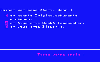 Énigme à Munich atari screenshot