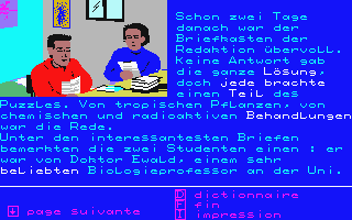Énigme à Munich atari screenshot