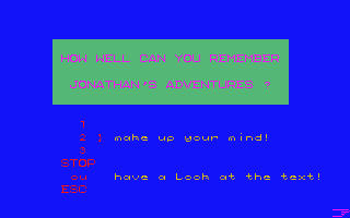 Énigme à Oxford atari screenshot
