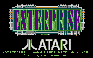 Enterprise atari screenshot
