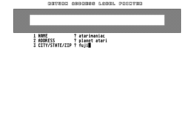 Envelope atari screenshot