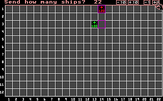 ERG's Space War atari screenshot