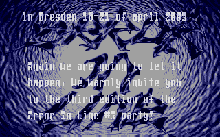 Error in Line III Invite atari screenshot