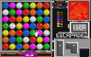 Escapade atari screenshot