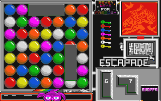 Escapade atari screenshot