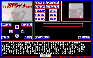 Escape atari screenshot