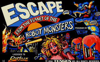 Escape from the Planet of the Robot Monsters — screenshot 1