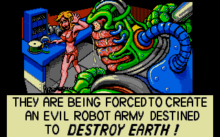 Escape from the Planet of the Robot Monsters atari screenshot