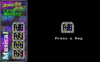Escaping from the Castle of Mystery atari screenshot