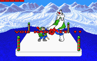 Eskimo Games atari screenshot