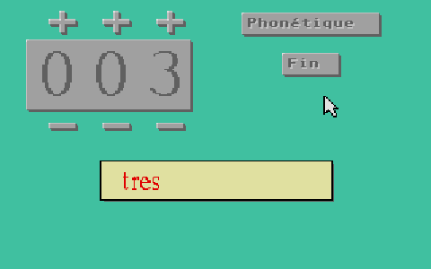 Espagnol - Primaire atari screenshot