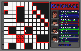 Espionage atari screenshot