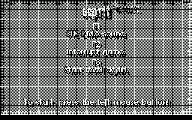 Esprit atari screenshot