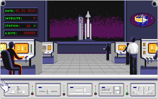 ESS - European Space Simulator atari screenshot
