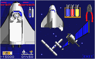 ESS - European Space Simulator atari screenshot