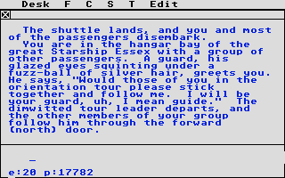 Essex atari screenshot