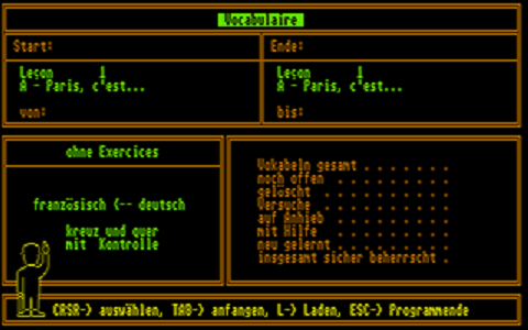 Etudes Françaises 2 - Echanges atari screenshot